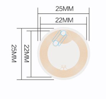 NFC標(biāo)簽NTAG215芯片大容量存儲碰碰貼智能營銷互動標(biāo)簽定制3